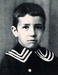 Photo of Helenio Herrera as a child